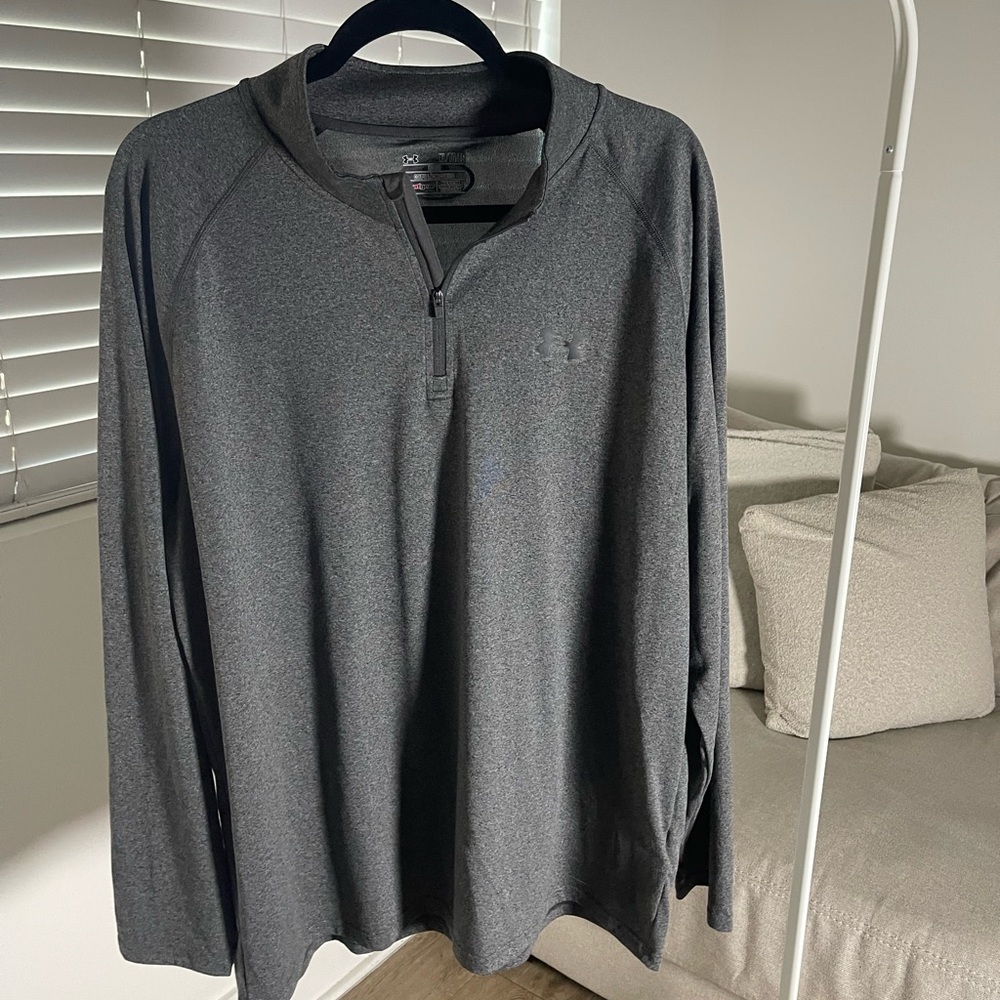 Under Armour Men's Dark Gray Quarter-Zip Hoodie